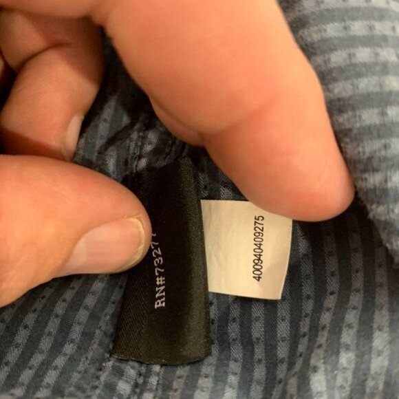 Rock & Republic Mens Size XXL Blue Striped Button-Up Long Sleeve Shirt - Picture 6 of 7